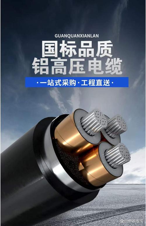 国标yjv22铜芯高压电缆中政线缆工程